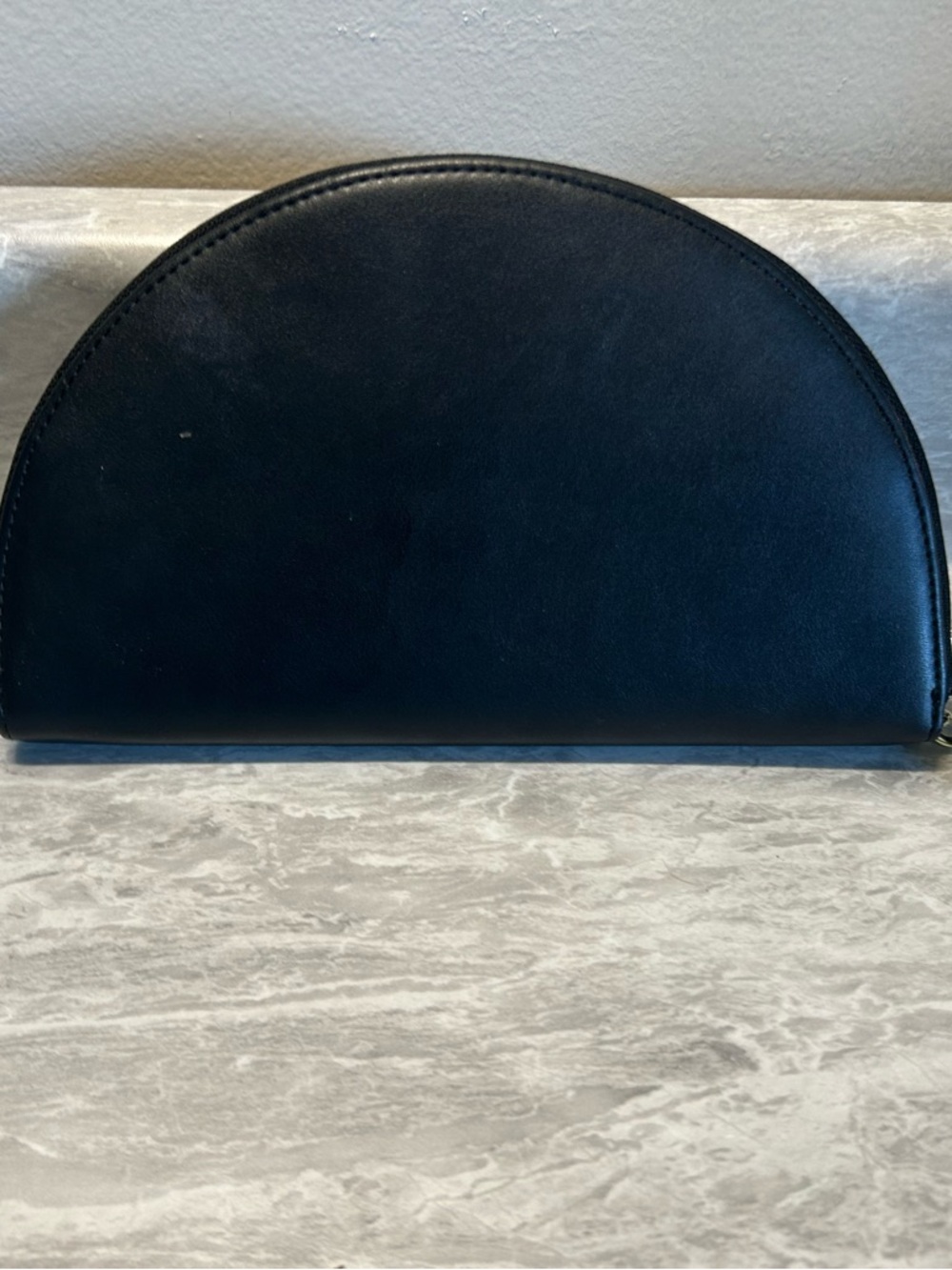 Poketo Half Moon Clutch in Black NWOT, statement, minimal, classic